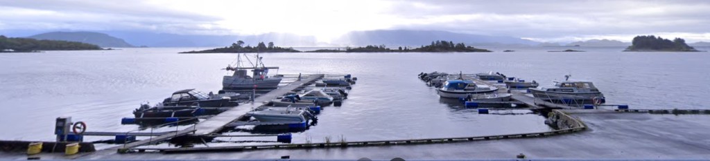 Panoramabilete av båthamna